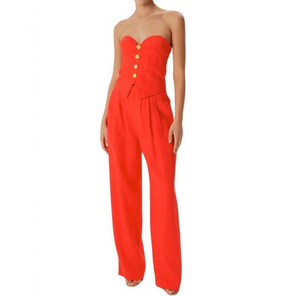 NEW RONNY KOBO krew pants in red - Picture 4 of 5